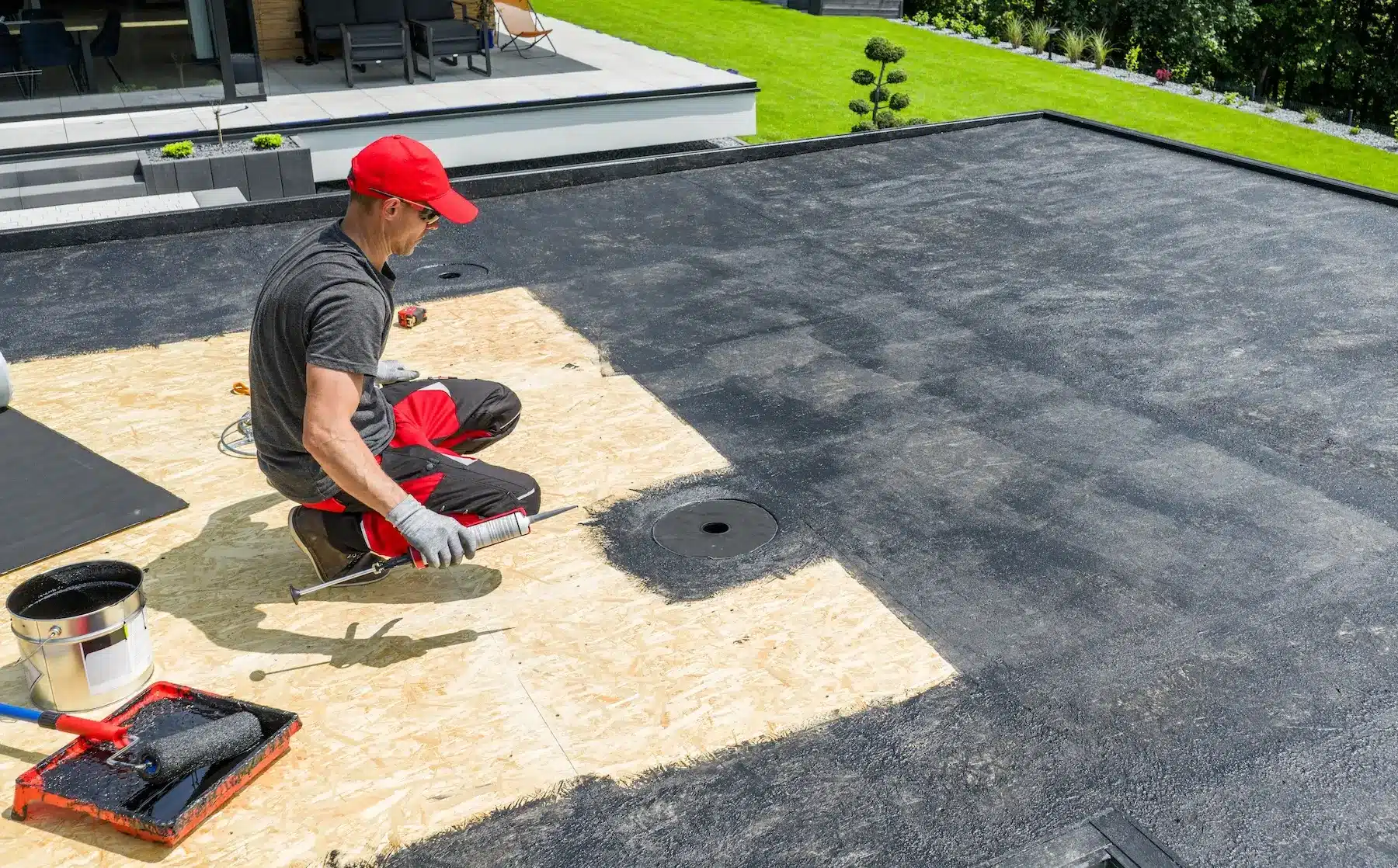 Edgewood Flat Roofing Repair